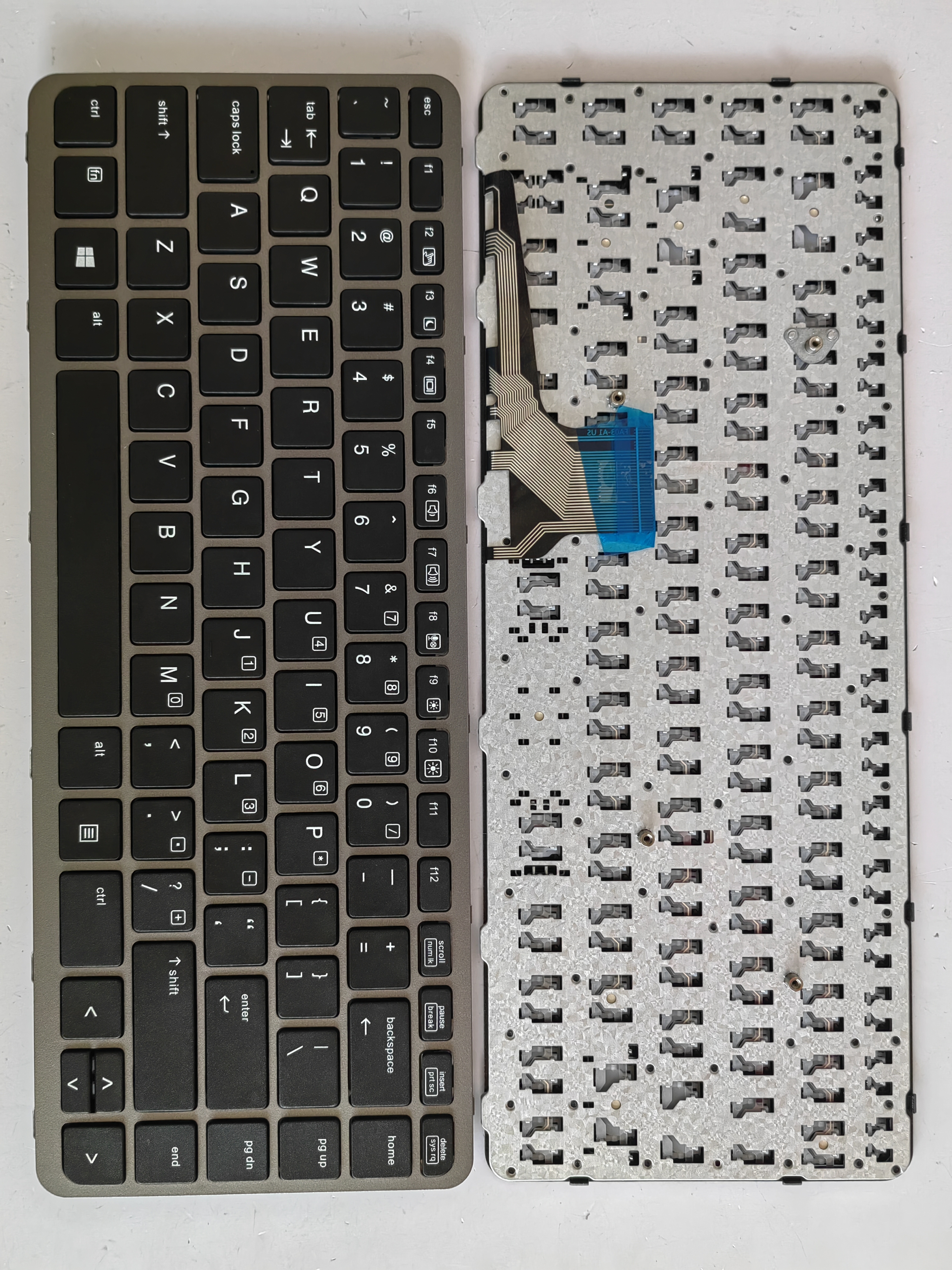 Picture of New Replacement Laptop Keyboard For HP 1040G1 SILVER FRAME BLACK (OEM) US Layout